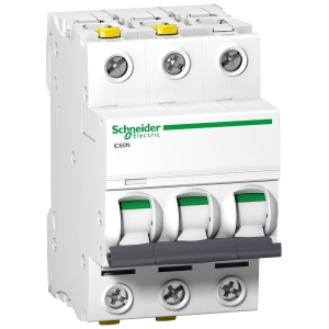 A9F03316 Wyłącznik nadprądowy Acti9 iC60N-B16-3 B 16A 3-biegunowy Schneider Electric