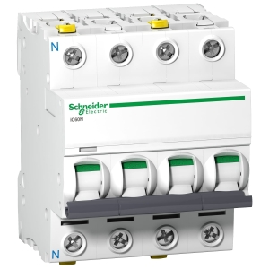 A9F04713 Wyłącznik nadprądowy Acti9 iC60N-C13-3N C 13A 3N-biegunowy Schneider Electric