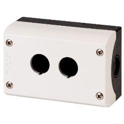 216537 Obudowa kasety 2-otworowa 22mm szara IP67 EATON M22-I2