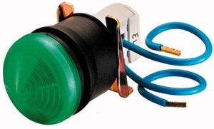 Lampka sygnalizacyjna 22mm zielona 250V AC/DC L-G