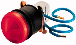 Lampka sygnalizacyjna 22.5mm czerwona 250V AC/DC L-R