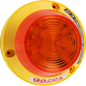 Sygnalizator optyczny LD-2 lampa ostrzegawcza LED żółta, 12V, IP54